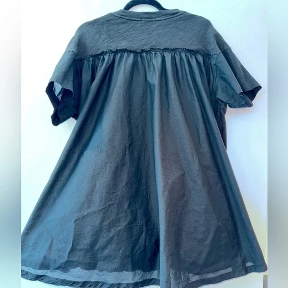 ATM Jersey T-Shirt Dress / Black - Picture 5 of 5